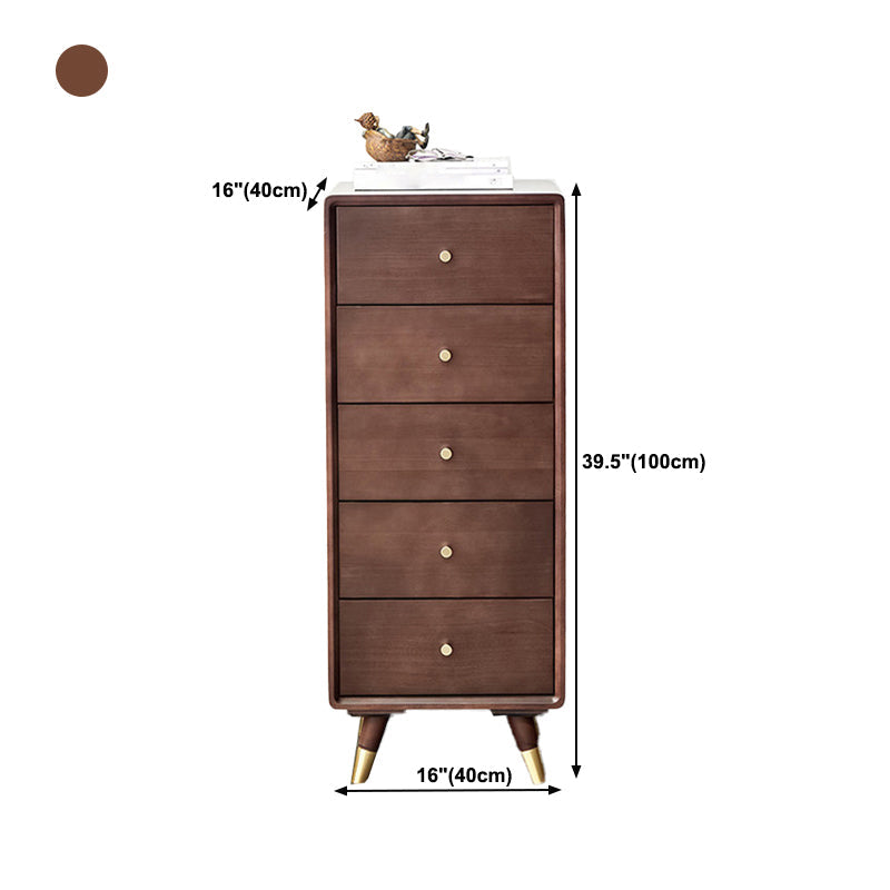 15.74" Wide Solid Wood Accent Chest with Drawer Contemporary Side Cabinet Clearhalo 'Cabinets & Chests' 'cabinets_chests' 'furn' 'furn_cabinets_chests' 'Furniture' 'Living Room Furniture' 5550660