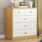 Wood Accent Chest with Drawers 12.59" Wide Modern Standard Accent Chest 24"L x 13"W x 26"H Natural Wood White 5 Clearhalo 'Cabinets & Chests' 'cabinets_chests' 'furn' 'furn_cabinets_chests' 'Furniture' 'Living Room Furniture' 5550683