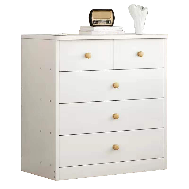 Wood Accent Chest with Drawers 12.59" Wide Modern Standard Accent Chest Clearhalo 'Cabinets & Chests' 'cabinets_chests' 'furn' 'furn_cabinets_chests' 'Furniture' 'Living Room Furniture' 5550697