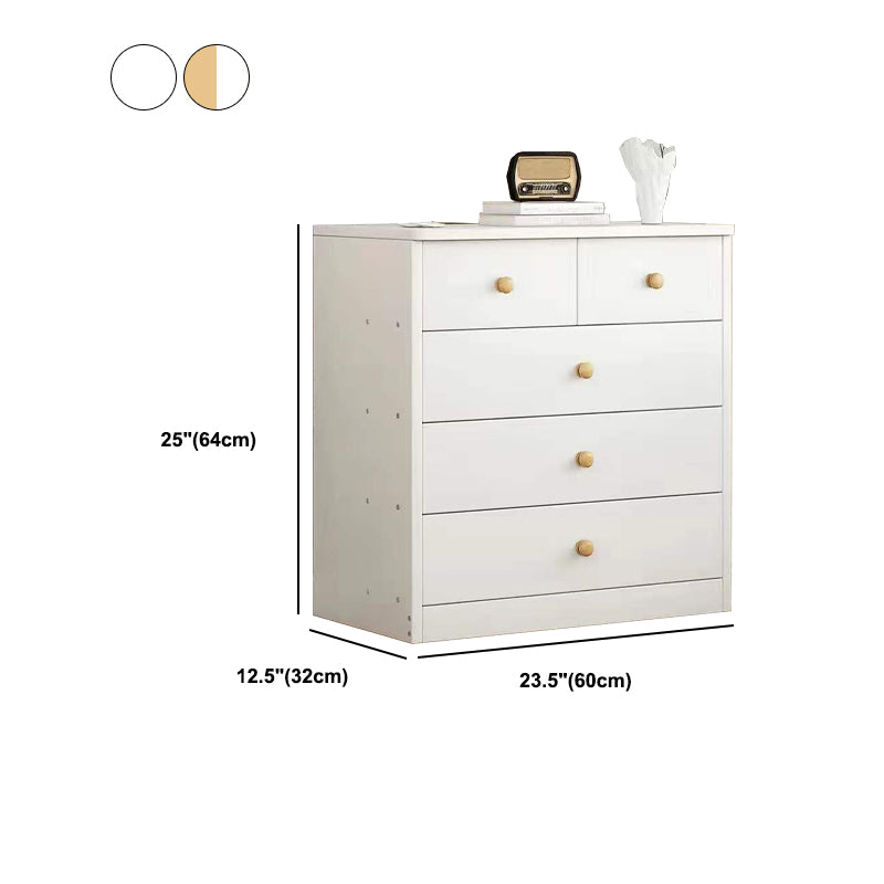 Wood Accent Chest with Drawers 12.59" Wide Modern Standard Accent Chest Clearhalo 'Cabinets & Chests' 'cabinets_chests' 'furn' 'furn_cabinets_chests' 'Furniture' 'Living Room Furniture' 5550700
