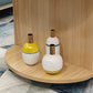 table basse ovale moderne avec étagère et tiroir et roulettes
