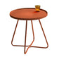 Mid-Century Metal Sled End Table Round Side Table for Living Room Clearhalo 'Coffee & Accent Tables' 'End & Side Tables' 'end_side_tables' 'furn' 'furn_end_side_tables' 'Furniture' 'Living Room Furniture' 5551127