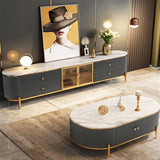 Console TV all'angolo bianco da 23 pollici e console multimediale, supporto TV in ardesia per TV con cassetti