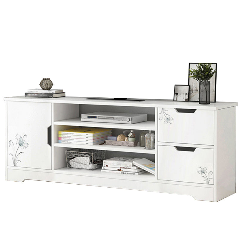 Scandinavian Style TV Stand Wood Open Storage Stand Console with Shelf Clearhalo 'furn' 'furn_tv_stands_entertainment_centers' 'Furniture' 'Living Room Furniture' 'TV Stands & Entertainment Centers' 'TV Stands & Media Storage Furniture' 'tv_stands_entertainment_centers' 5551568
