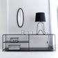 Industrial Metal TV Media Stand Open Shelving TV Stand Console Clearhalo 'furn' 'furn_tv_stands_entertainment_centers' 'Furniture' 'Living Room Furniture' 'TV Stands & Entertainment Centers' 'TV Stands & Media Storage Furniture' 'tv_stands_entertainment_centers' 5551584