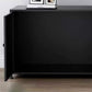 Industrial Metal TV Media Stand Open Shelving TV Stand Console Clearhalo 'furn' 'furn_tv_stands_entertainment_centers' 'Furniture' 'Living Room Furniture' 'TV Stands & Entertainment Centers' 'TV Stands & Media Storage Furniture' 'tv_stands_entertainment_centers' 5551592