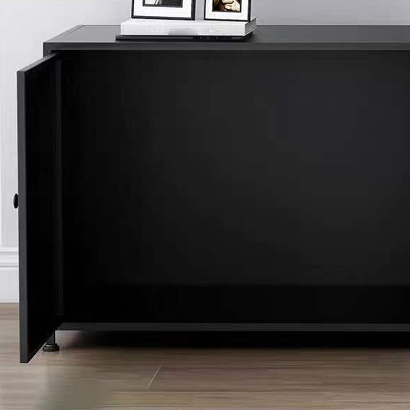 Industrial Metal TV Media Stand Open Shelving TV Stand Console Clearhalo 'furn' 'furn_tv_stands_entertainment_centers' 'Furniture' 'Living Room Furniture' 'TV Stands & Entertainment Centers' 'TV Stands & Media Storage Furniture' 'tv_stands_entertainment_centers' 5551592
