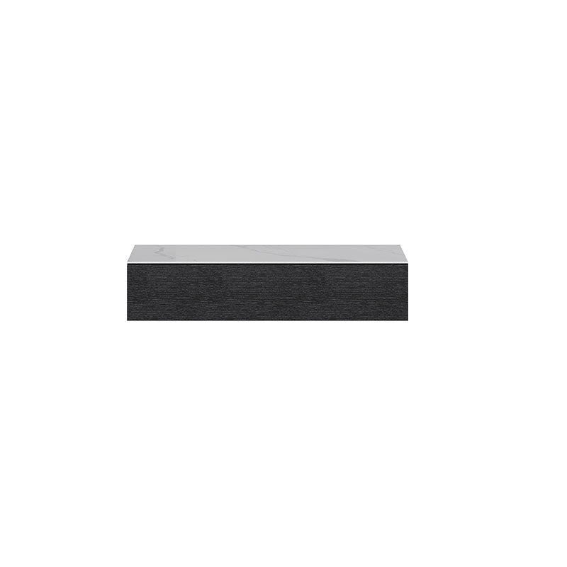 Contemporary Floating TV Stand Stone Counter Top TV Stand with Door 31.5"L x 12"W x 10"H Clearhalo 'furn' 'furn_tv_stands_entertainment_centers' 'Furniture' 'Living Room Furniture' 'TV Stands & Entertainment Centers' 'TV Stands & Media Storage Furniture' 'tv_stands_entertainment_centers' 5551628