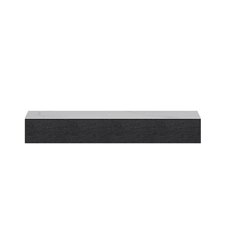 Contemporary Floating TV Stand Stone Counter Top TV Stand with Door 71"L x 12"W x 10"H Clearhalo 'furn' 'furn_tv_stands_entertainment_centers' 'Furniture' 'Living Room Furniture' 'TV Stands & Entertainment Centers' 'TV Stands & Media Storage Furniture' 'tv_stands_entertainment_centers' 5551631