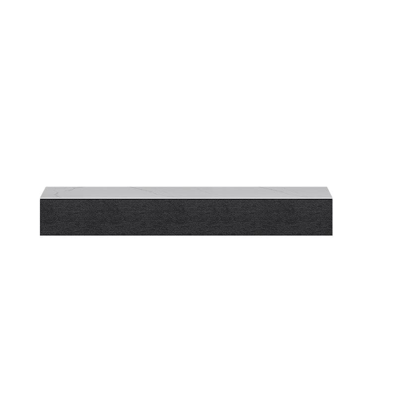 Contemporary Floating TV Stand Stone Counter Top TV Stand with Door 79"L x 12"W x 10"H Clearhalo 'furn' 'furn_tv_stands_entertainment_centers' 'Furniture' 'Living Room Furniture' 'TV Stands & Entertainment Centers' 'TV Stands & Media Storage Furniture' 'tv_stands_entertainment_centers' 5551633