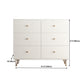 Modern Accent Chest Rectangle Accent Cabinet with Drawers in White Clearhalo 'Cabinets & Chests' 'cabinets_chests' 'furn' 'furn_cabinets_chests' 'Furniture' 'Living Room Furniture' 5552183