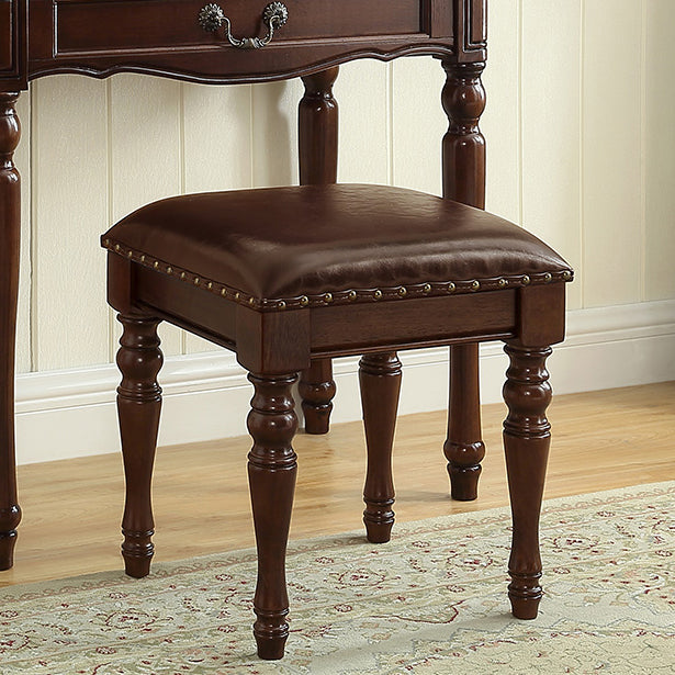 Traditional Rubberwood Bedroom Storage Box 3 Drawer Vanity Tables Clearhalo 'Bedroom Furniture' 'furn' 'furn_makeup_vanities' 'Furniture' 'Makeup Vanities' 'makeup_vanities' 5552279