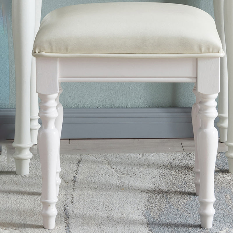 Rubberwood Bedroom Contemporary Storage Box 1 Drawers Vanity Desk