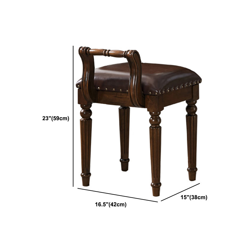 Camera da letto in legno di gomma Specchio tradizionale SET VANITÀ ESPRESSO A 2-DAWER