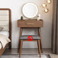Traditional Wooden Makeup Vanity Set With Drawer for Bedroom Clearhalo 'Bedroom Furniture' 'furn' 'furn_makeup_vanities' 'Furniture' 'Makeup Vanities' 'makeup_vanities' 5552392