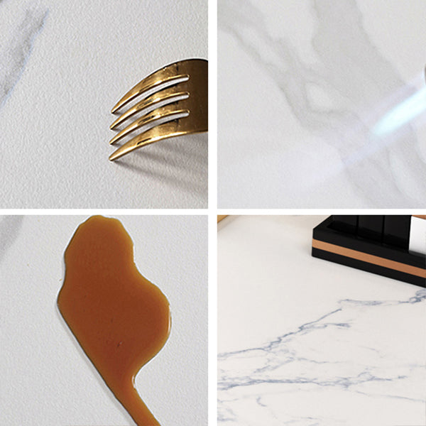 Glam Marble Makeup Vanity Set With Drawer for Bedroom in White Clearhalo 'Bedroom Furniture' 'furn' 'furn_makeup_vanities' 'Furniture' 'Makeup Vanities' 'makeup_vanities' 5552461