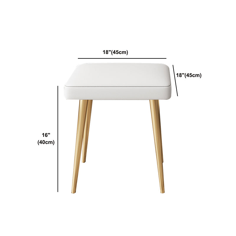 Glam Marble Makeup Vanity Set With Drawer for Bedroom in White Clearhalo 'Bedroom Furniture' 'furn' 'furn_makeup_vanities' 'Furniture' 'Makeup Vanities' 'makeup_vanities' 5552468