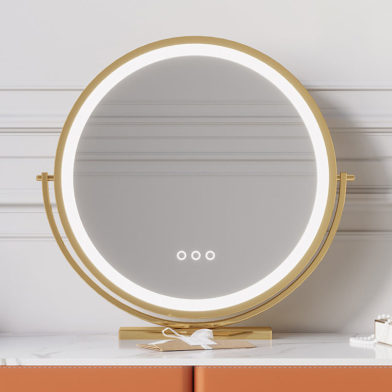 Glamour double tiroirs vanité set en marbre Vanité pour la chambre