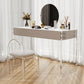 Contemporary Wood/Marble Make-up Vanity With Drawer for Bedroom