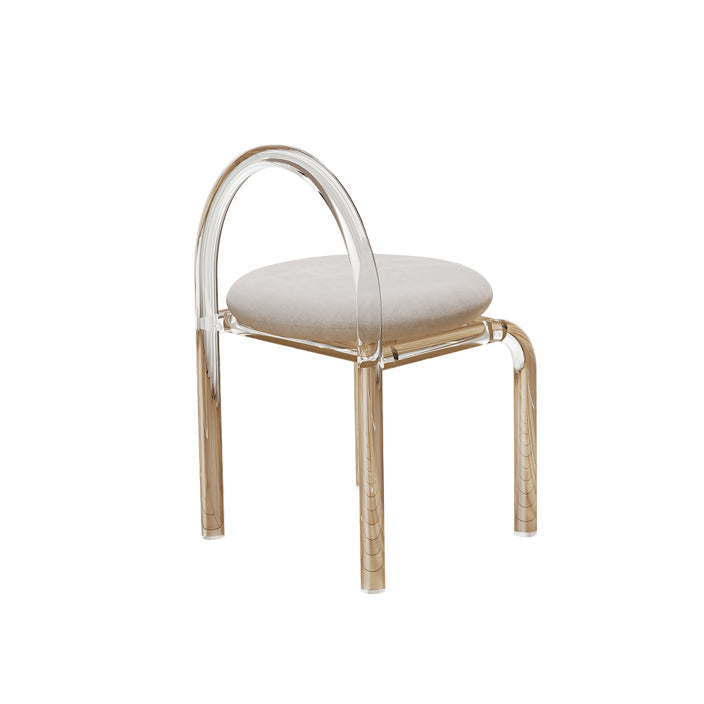 Contemporary Wood/Marble Make-up Vanity With Drawer for Bedroom