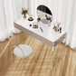 Contemporary Wood/Marble Make-up Vanity With Drawer for Bedroom