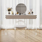 Contemporary Wood/Marble Make-up Vanity With Drawer for Bedroom