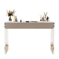 Contemporary Wood/Marble Make-up Vanity With Drawer for Bedroom
