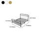 Modernism Metal Bed Frame with Headboard and Footboard 43.3" Bed Frame Clearhalo 'Bedroom Furniture' 'Beds' 'furn' 'furn_beds' 'Furniture' 5552701