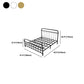 Modernism Metal Bed Frame with Headboard and Footboard 43.3" Bed Frame Clearhalo 'Bedroom Furniture' 'Beds' 'furn' 'furn_beds' 'Furniture' 5552702