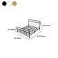 Modernism Metal Bed Frame with Headboard and Footboard 43.3" Bed Frame Clearhalo 'Bedroom Furniture' 'Beds' 'furn' 'furn_beds' 'Furniture' 5552704