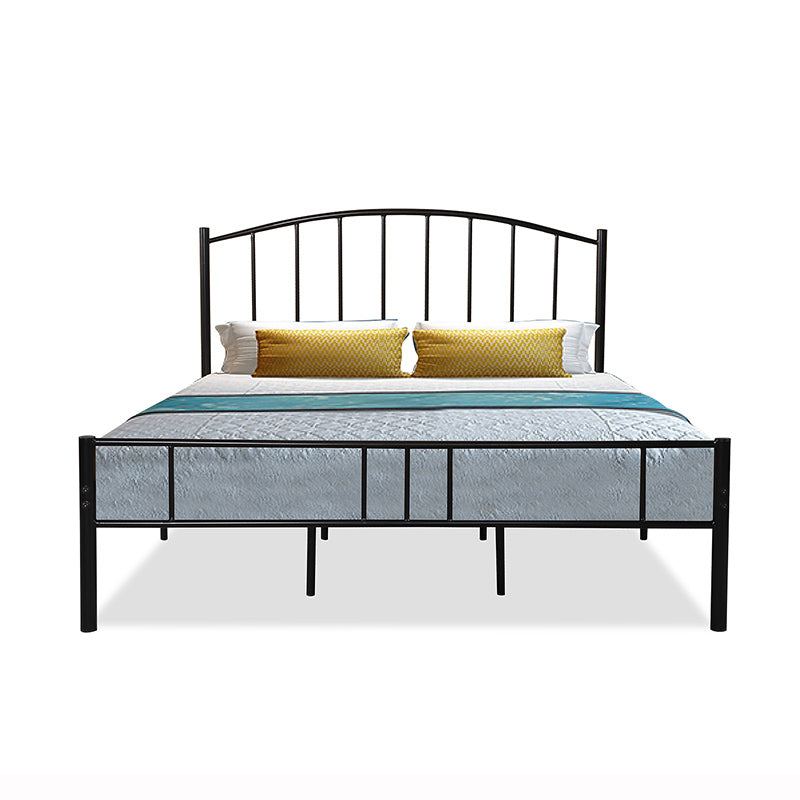 Arched Open-Frame Metal Bed 41" H Bed With Headboard and Footboard Clearhalo 'Bedroom Furniture' 'Beds' 'furn' 'furn_beds' 'Furniture' 5552730