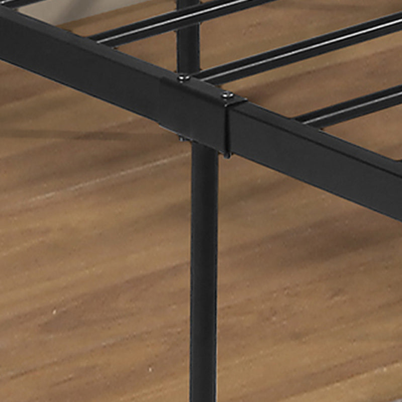 Arched Open-Frame Metal Bed 41" H Bed With Headboard and Footboard Clearhalo 'Bedroom Furniture' 'Beds' 'furn' 'furn_beds' 'Furniture' 5552732