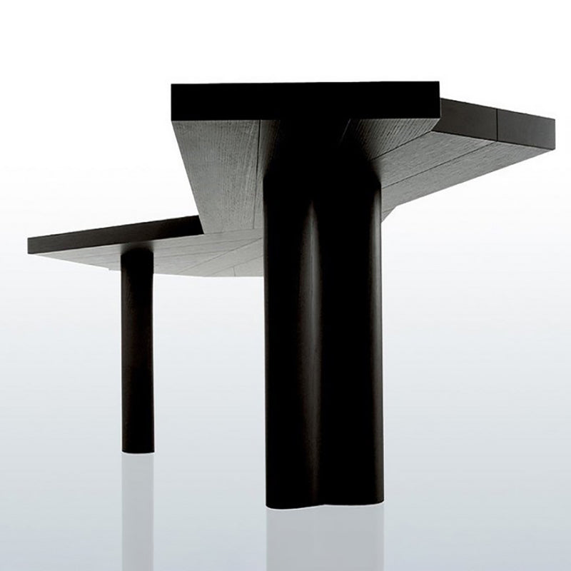 Mesa de trabajo industrial de madera sólida Tabla de escritura fija