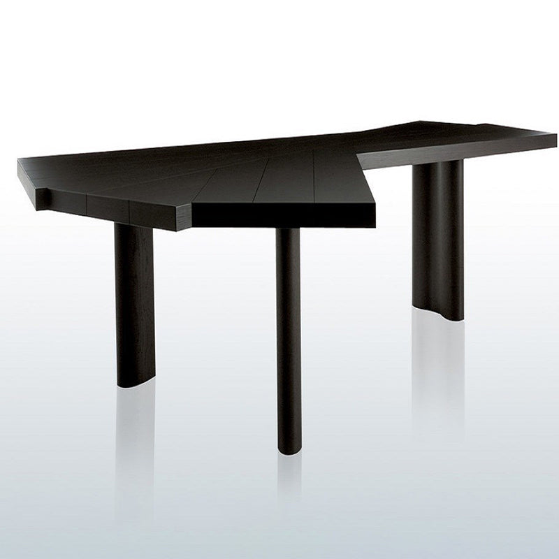 Mesa de trabajo industrial de madera sólida Tabla de escritura fija