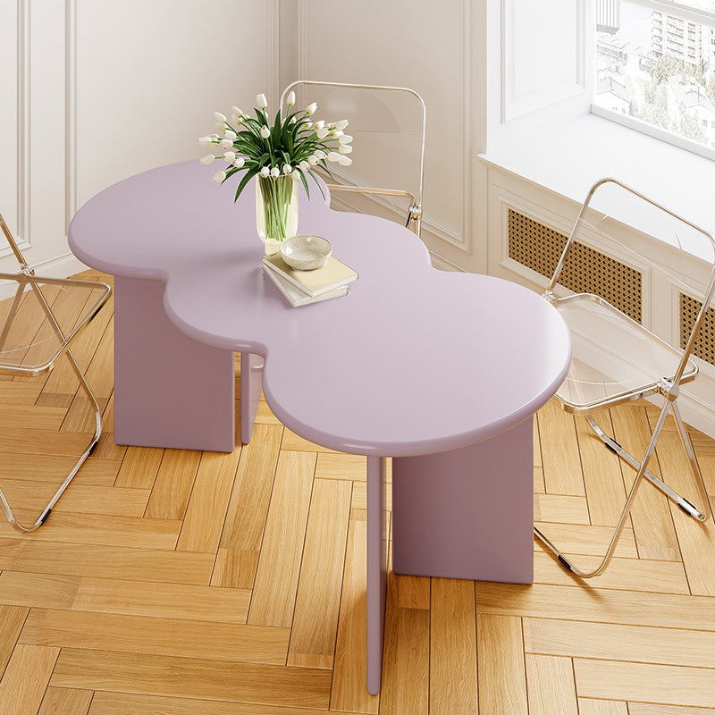 Mesa de reunión de la oficina de forma gratuita escritorio de oficina de madera maciza industrial