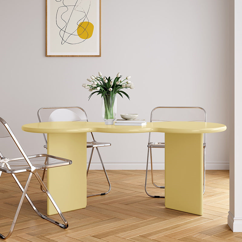 Mesa de reunión de la oficina de forma gratuita escritorio de oficina de madera maciza industrial