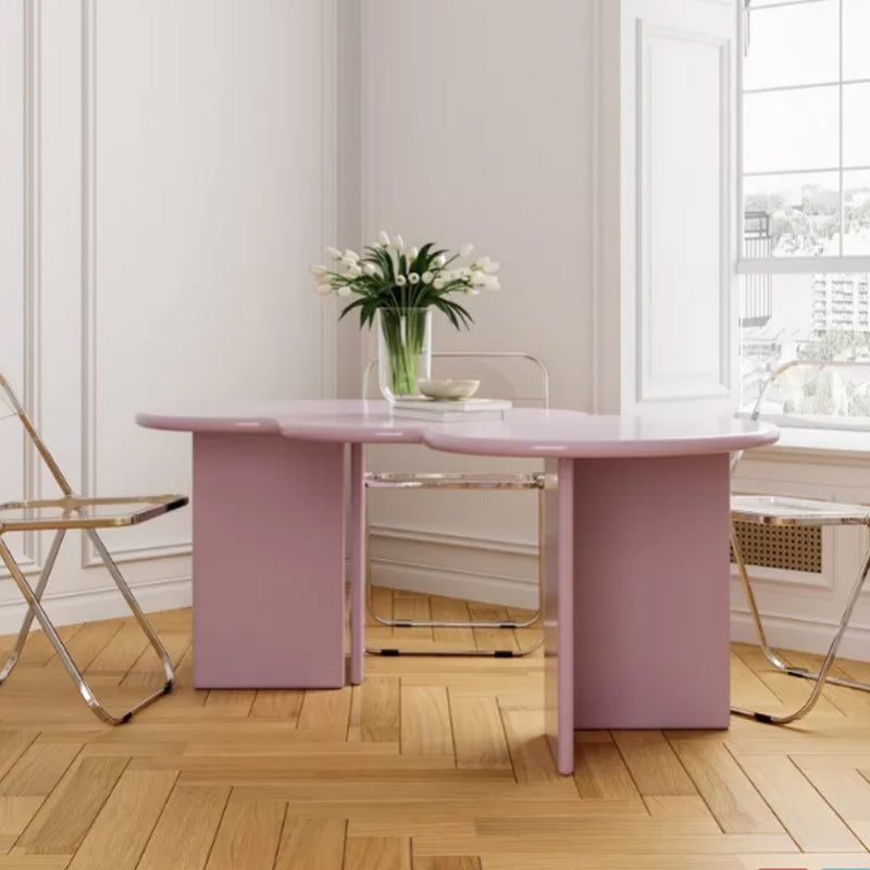 Mesa de reunión de la oficina de forma gratuita escritorio de oficina de madera maciza industrial