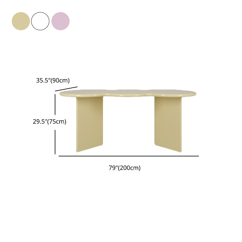 Mesa de reunión de la oficina de forma gratuita escritorio de oficina de madera maciza industrial