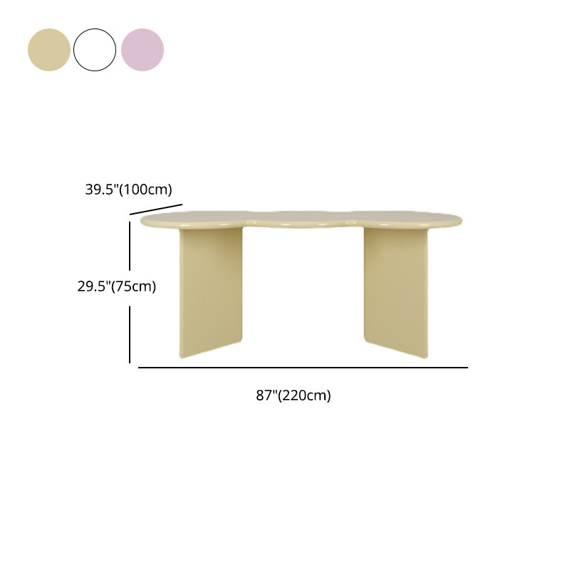 Mesa de reunión de la oficina de forma gratuita escritorio de oficina de madera maciza industrial