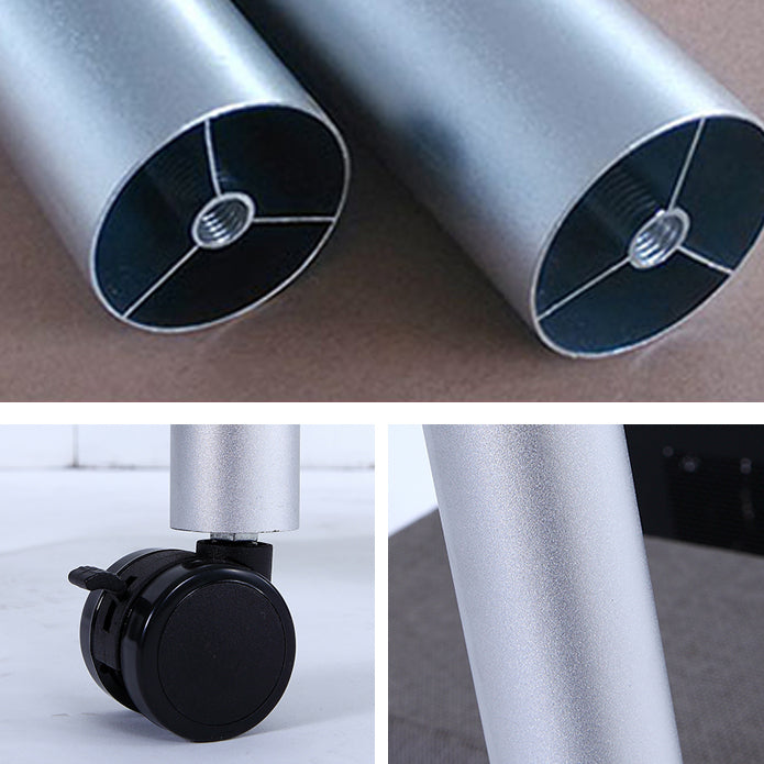 Modern Style Glass Office Desk Rectangle Computer Desk for Home Clearhalo 'furn' 'furn_office_desk' 'Furniture' 'Office Desks' 'Office Furniture' 'office_desk' 5552994