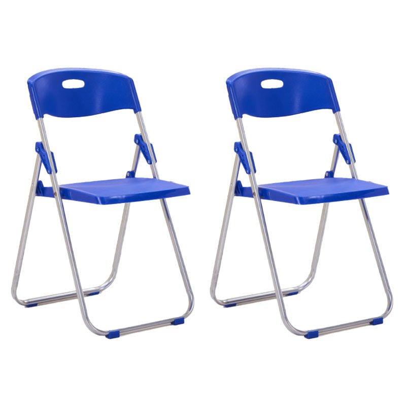 Modern Metal and Plastic Desk Chair with Low Back Home Office Chair Blue 2 Piece Set Clearhalo 'furn' 'furn_office_chair' 'Furniture' 'Office Chairs' 'Office Furniture' 'office_chair' 5553109