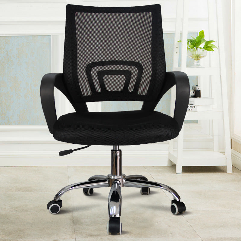Modern Plastic and Mesh Desk Chair Mid Back Home Office Chair Clearhalo 'furn' 'furn_office_chair' 'Furniture' 'Office Chairs' 'Office Furniture' 'office_chair' 5553121