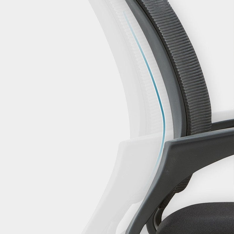 Modern Plastic and Mesh Desk Chair Mid Back Home Office Chair Clearhalo 'furn' 'furn_office_chair' 'Furniture' 'Office Chairs' 'Office Furniture' 'office_chair' 5553131