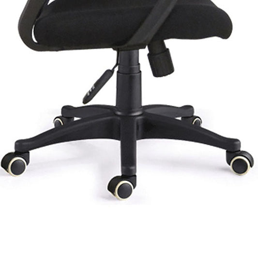Modern Plastic and Mesh Desk Chair Mid Back Home Office Chair Clearhalo 'furn' 'furn_office_chair' 'Furniture' 'Office Chairs' 'Office Furniture' 'office_chair' 5553134