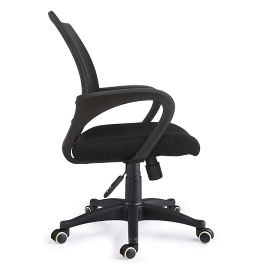 Modern Plastic and Mesh Desk Chair Mid Back Home Office Chair Clearhalo 'furn' 'furn_office_chair' 'Furniture' 'Office Chairs' 'Office Furniture' 'office_chair' 5553136
