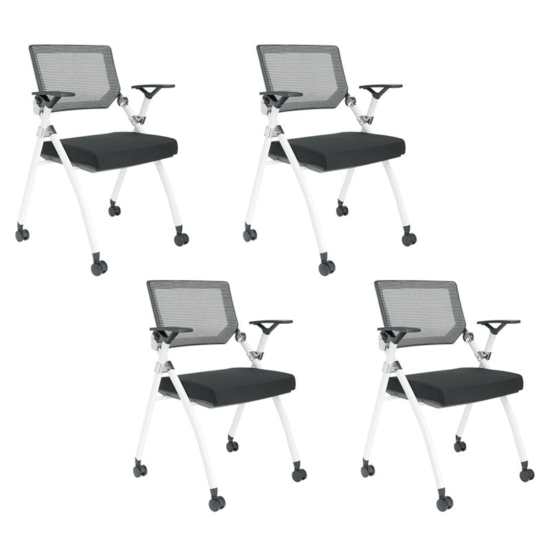 Modern Mesh and Plastic Desk Chair with Low Back Home Office Chair