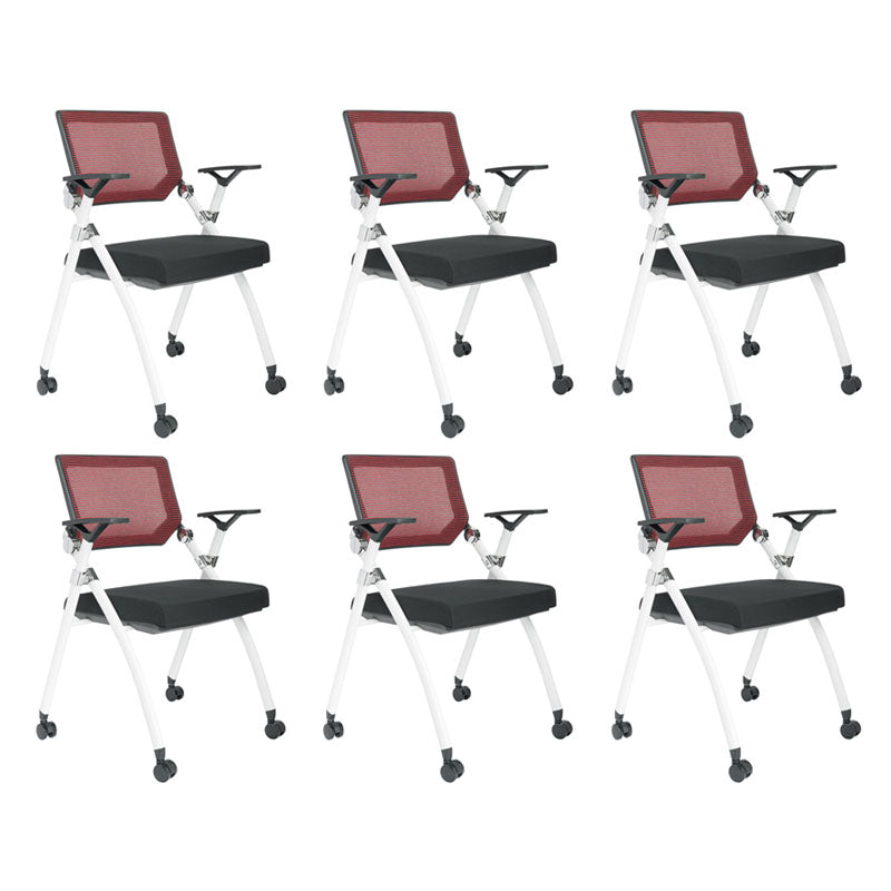 Modern Mesh and Plastic Desk Chair with Low Back Home Office Chair