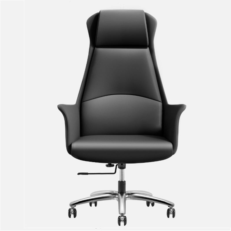 モダンレザーエグゼクティブチェアハイバックチルトメカニズムオフィスチェア
