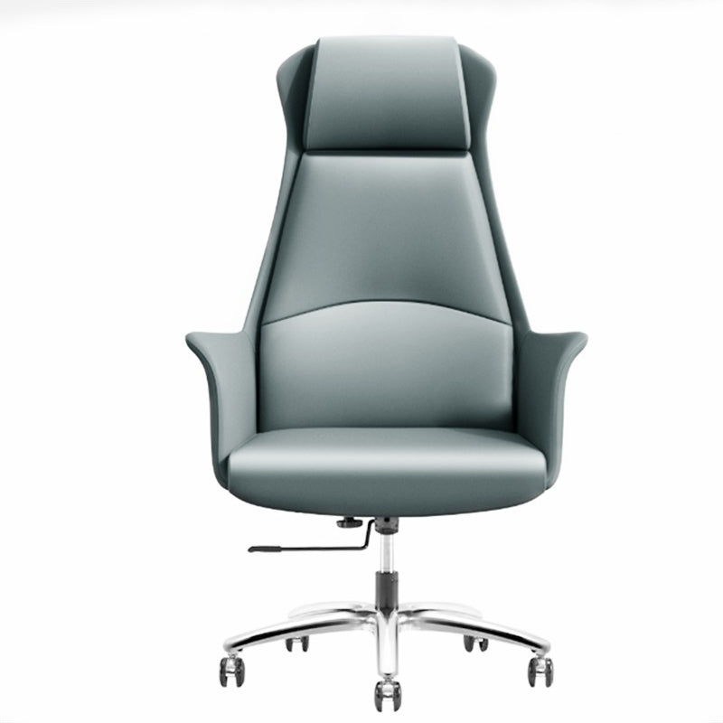 モダンレザーエグゼクティブチェアハイバックチルトメカニズムオフィスチェア