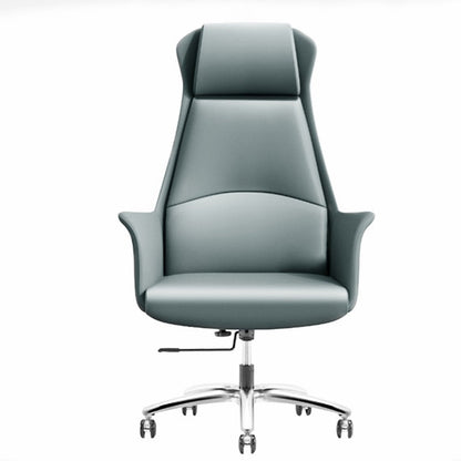 モダンレザーエグゼクティブチェアハイバックチルトメカニズムオフィスチェア